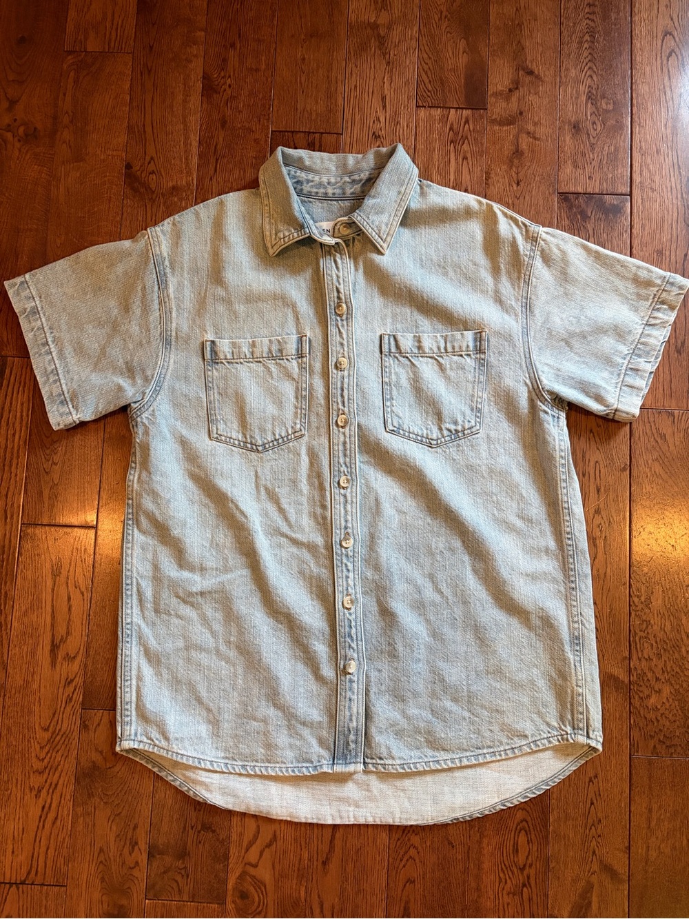 Aritzia Denim Forum Oversized Jean Shirt